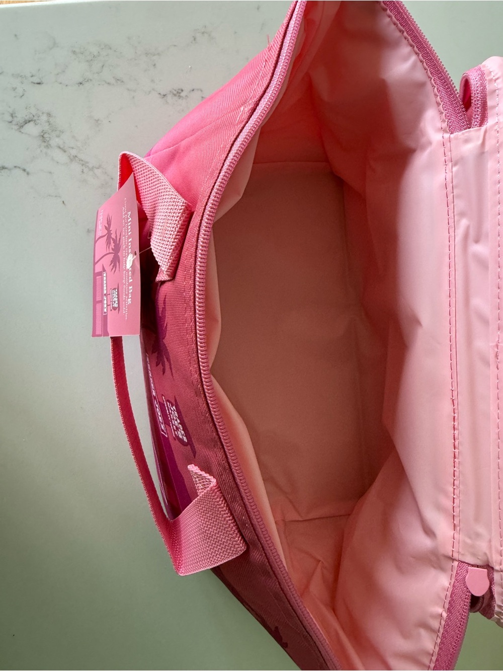 Trader Joe's Pink Insulated Tote Bag for Food Storage - Picture 3 of 8